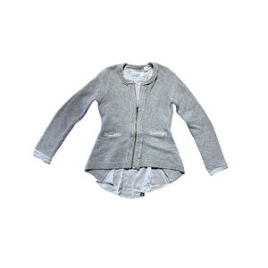 Anthropologie Angel of the North Tweed/Wool Zip Blazer/Jacket. Women's XS